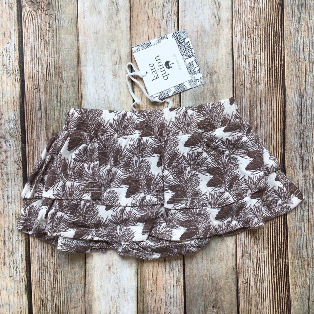 NWT Kate Quinn Forest Pine Double Skirted Bloomer